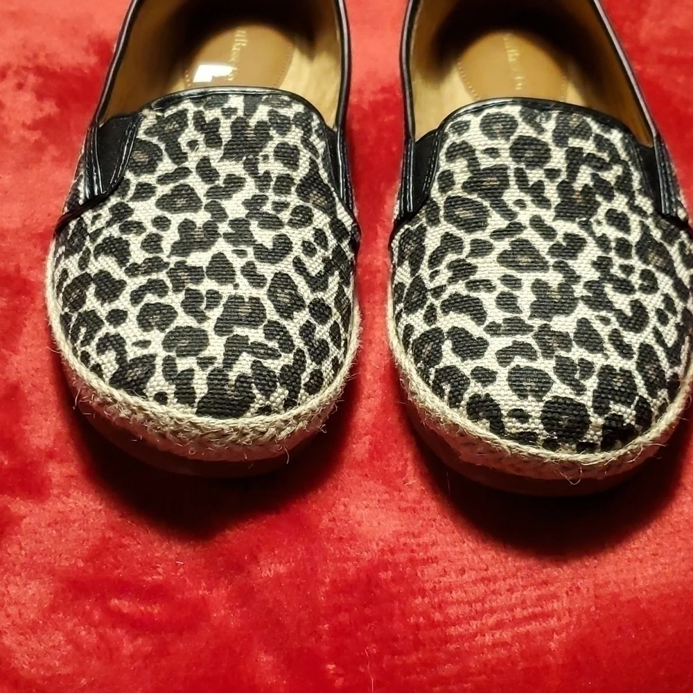 GH Bass Leopard Espadrille Size 7.5M